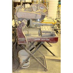 MK DIAMOND 2000 SERIES BRICK SAW ON FOLDING STAND