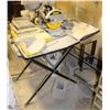 Image 1 : DEWALT 10" TILE SAW ON FOLDING STAND WITH NOISE