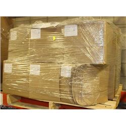 PALLET OF APPROX 21 CASES OF PLASTIC SPACER DISKS
