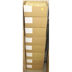 8 CASES OF TFP-604 PLASTIC PLATES 1.75"