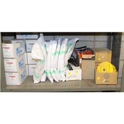 SHELF OF BRACKET ASSEMBLIES, FIBREMESH, PLASTIC