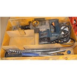 AEG DOUBLE INSULATED HAMMER DRILL WITH YELLOW