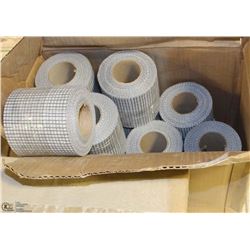 34 ROLLS OF FIBREGLASS MESH 4" X 180'