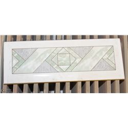 6 BOXES OF 6 X 2 CALIFORNIA AQUA CERAMIC TILES