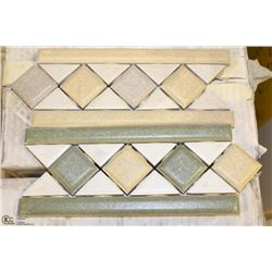 13 BOXES OF 8 X 3.5 DIAMOND ACCENT TIES