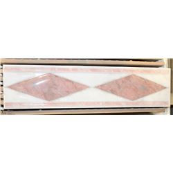2 BOXES 13 X 3 LISTELLO ROMBI BORDER TILES