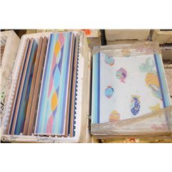 LOT OF TROPICAL THEME CERAMIC TILES