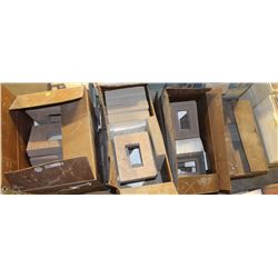 7 BOXES OF STONE TRANSITIONS ELECTRICAL OUTLET