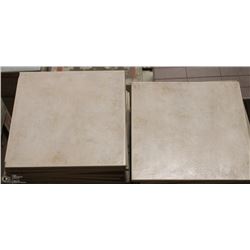 6 BOXES OF 8 X 8 ROSE CERAMIC TILE