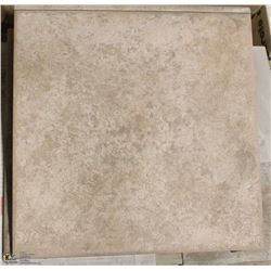 LOT OF 14 BEIGE 14 X 14 BULL NOSE STEPS