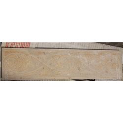 3 BOXES OF 4 X 14 BEIGE TILES