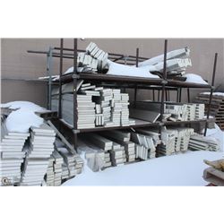 LARGE LOT OF STYROFOAM STUCCO TRIMS