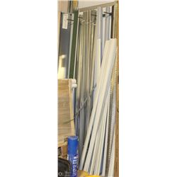 LARGE LOT OF ASSORTED METAL FLOORING TRANSITIONS