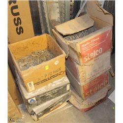 8 OPEN BOXES OF ASSORTED NAILS