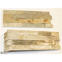 LOT OF GREY STONE 6 X 24 FLAT & CORNERS,