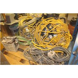 PALLET OF ASSORTED SHOP LIGHTS AND HEATERS