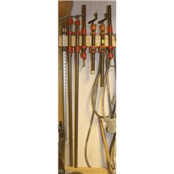 LOT OF 7 ASSORTED TRADESMAN CLAMPS