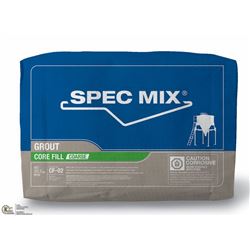 SPECMIX COURSE COREFILL GROUT - 80LB BAG