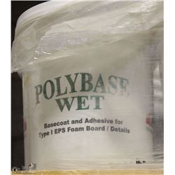 POLYBASE WET BASECOAT AND ADHESIVE 27KG PAIL
