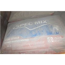 SPECMIX STONE VENEER MODIFIED MORTOR 80LB PER BAG