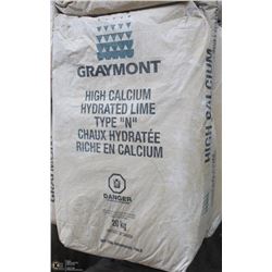 GRAYMONT HIGH CALCIUM HYDRATED LIME TYPE N 20KG