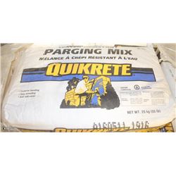 QUIKRETE WATER RESISTANT PARGING MIX 55LB PER BAG