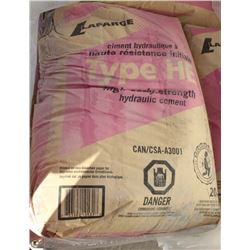 LAFARGE TYPE HE HYDRAULIC CEMENT 20KG BAG X72