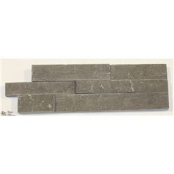 EBONY  TRAVERTINE 6X24 LEDGE STONE X92