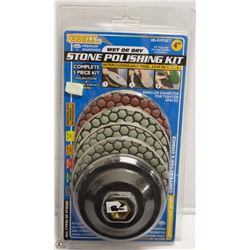 TROXELL 4" WET/DRY STONE POLISHING KIT