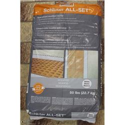 50LB BAG OF SCHLUTER ALL-SET MODIFIED MORTAR