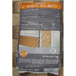 50LB BAG OF SCHLUTER ALL-SET MODIFIED MORTAR
