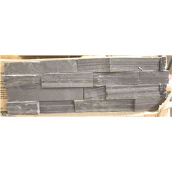 6 X 24 SLATE LEDGE STONE BLACK X148