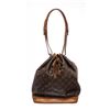 Image 1 : Louis Vuitton Monogram Canvas Leather Noe GM Drawstring Bag