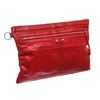 Image 2 : Balenciaga Red Arena Leather Classic Clip Large Clutch Handbag