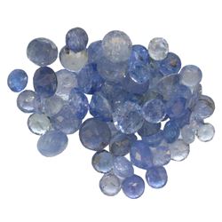 9.02 ctw Round Mixed Tanzanite Parcel