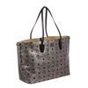 Image 2 : MCM Silver Gray Metallic Visetos Coated Canvas Project Tote Handbag