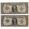 Image 1 : 1923 $1 Large Silver Certificate Speelman / White Notes Lot of 2