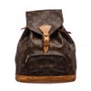 Image 1 : Louis Vuitton Monogram Canvas Leather Montsouris MM Backpack Bag