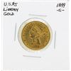 Image 1 : 1899-S $5 Liberty Head Half Eagle Gold Coin