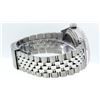 Image 4 : Rolex Mens Stainless Steel White Diamond Lugs And Ruby Datejust Wristwatch