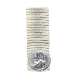 Tube of 40 1954D Washington Quarter Dollars