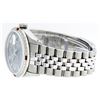 Image 5 : Rolex Mens Stainless Steel Meteorite Diamond Ruby Datejust Wristwatch
