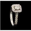 Image 4 : 0.89 ctw Diamond Ring - 14KT White Gold
