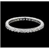 Image 1 : 0.50 ctw Diamond Eternity Ring - 14KT White Gold
