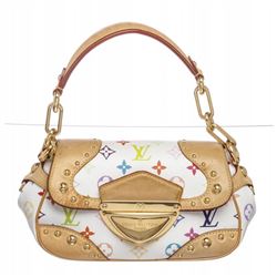 Louis Vuitton White Multicolor Monogram Marilyn Handbag