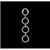 0.45 ctw Diamond Pendant - 14KT White Gold