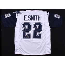Emmitt Smith Signed Cowboys Thanksgiving Jersey (Smith Hologram  Radtke COA)