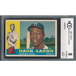 1960 Topps #300 Hank Aaron (BCCG 8)