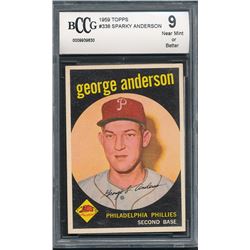 1959 Topps #338 Sparky Anderson RC (BCCG 9)