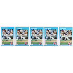 Lot of (5) 1987 Fleer Update #68 Greg Maddux RC